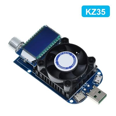 1 шт. KZ35 Электронная нагрузка постоянного тока USB Type C QC2.0/3.0 AFC FCP триггеры Тестер аккумулятора Измеритель емкости разряда