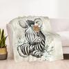 Baby Deer Illustration Blankets are suitable for living rooms,making them an ideal choice for outdoor travel and gifts.