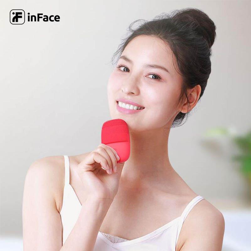 Xiaomi Обновленная версия Inface, щетка для очищения лица, электрическая звуковая щетка для лица, глубокая очистка, водонепроницаемый инструмент