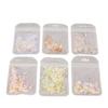 6pcs Nail Art Decoration Set Colorful Glitter Seashell Fragments Nail Art Decoration Kit for Manicure