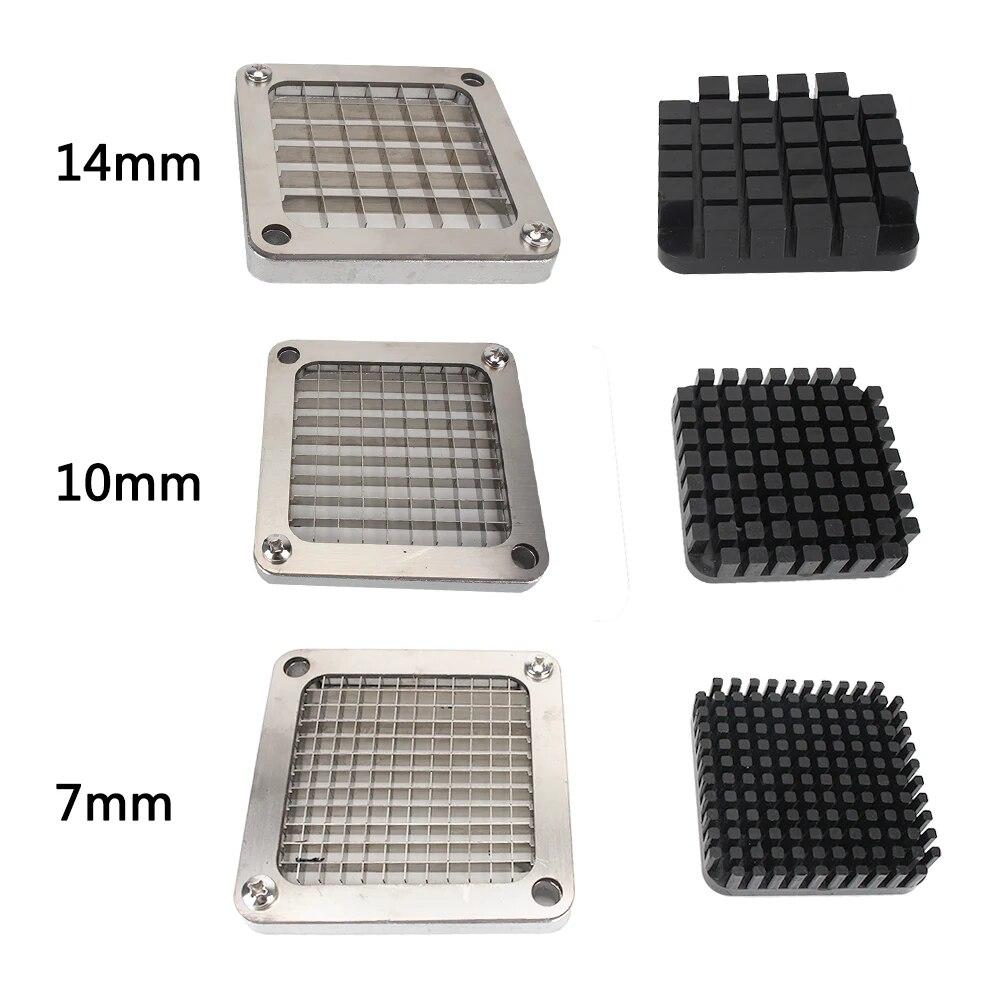 Chips Cutter Stainless Steel Blade Potato Cutting Machine +3 Blades Size French Fry Potato Chips Cutter Vegetable Kitchen Gadget