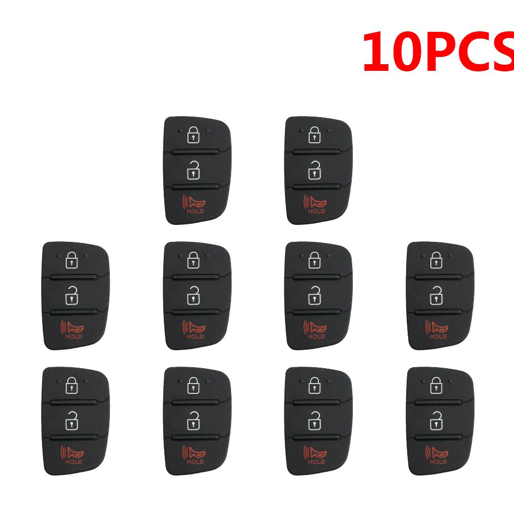 5/10/15/20 шт. 3 кнопки дистанционного ключа резиновая накладка чехол для Hyundai I30 i35 iX20 Solaris Verna Kia RIO K2 K5 Sportage выкидной ключ