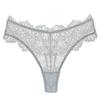 Sexy Temptation Lace Thong T-pants Ultra-thin Perspective Hollow Low-rise Underwear Women's Pure Cotton Bottom Crotch Hip-lifting Underwear