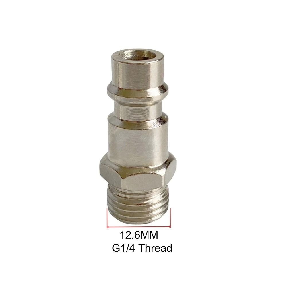 Male Thread European Standard Coupler G1/4 Thread Pneumatic Connector for Air Compressor
