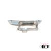 EDP1595-2 Front or Rear Right Door Exterior Metal Handle For BMW 5 Series E39 1996-2003 4/5 Door Sedan Touring 51218245462 51218200664