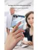 Чехол-накладка Samsung Z Flip7 с полной защитой, однотонный, с защитой шарнира и встроенной подставкой-кольцом