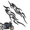 Motorcycle Stickers Decals - Flame Design Car Decal Stickers, 2 Pack Waterproof Emblem for