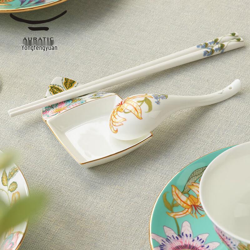 Набор столовой посуды Yongfengyuan Spring Blossoms, 44 предмета
