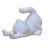 Стретчинг Кот Подставка для Телефона 3D Печатная Мультяшная Статуэтка Кота Смартфонная Подставка для Дома Офиса Настольный Декор