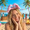 3D Printing Hand Shape Sun Visor Funny Palm Sunshade Headband Unisex Palm Sun Hat  Music Festivals