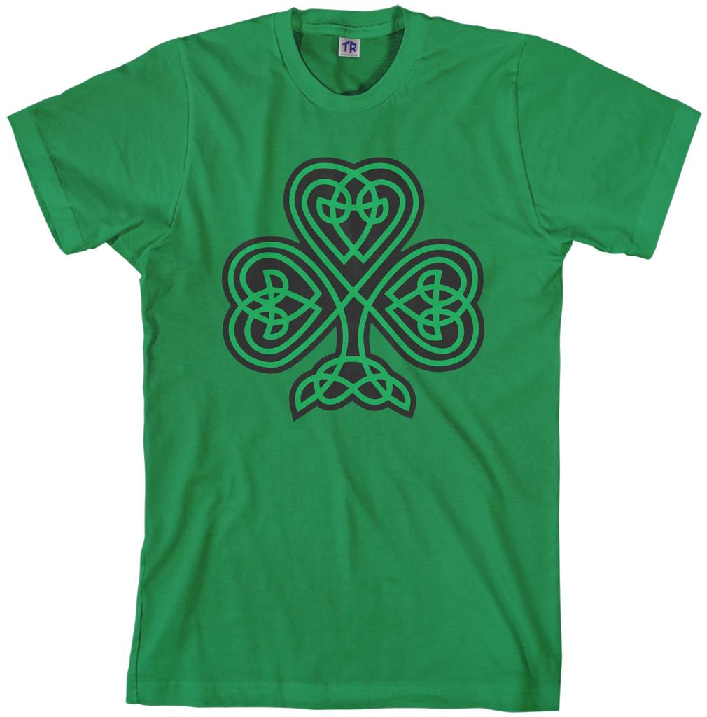 Threadrock Men's Celtic Shamrock T shirt Irish Pride St Patrick's