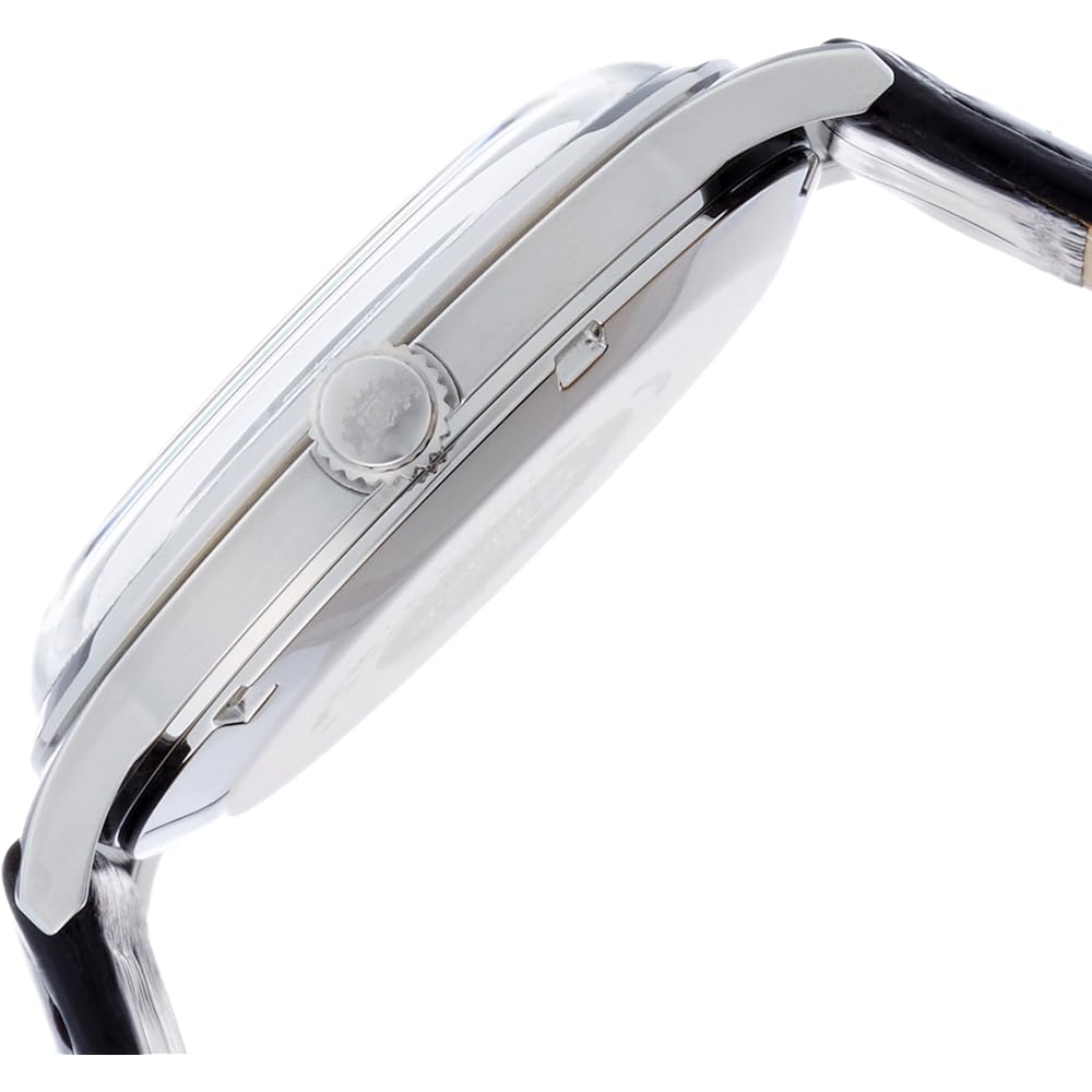 Мужские автоматические часы Orient Bambino, механические, с черным циферблатом, с гарантией от отечественного производителя