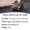 Звуковая накладка на капот двигателя для Hyundai Sonata 8 YF i45 2010~2014 Теплоизоляционный хлопковый коврик для автомобиля Звукоизоляционный вкладыш Аксессуары для интерьера