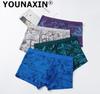 Мужское нижнее белье европейского размера, трусы-боксеры большого размера, модальные трусы, нижнее белье с принтом, нижние шорты, панталоны, SML XL 2XL 3XL