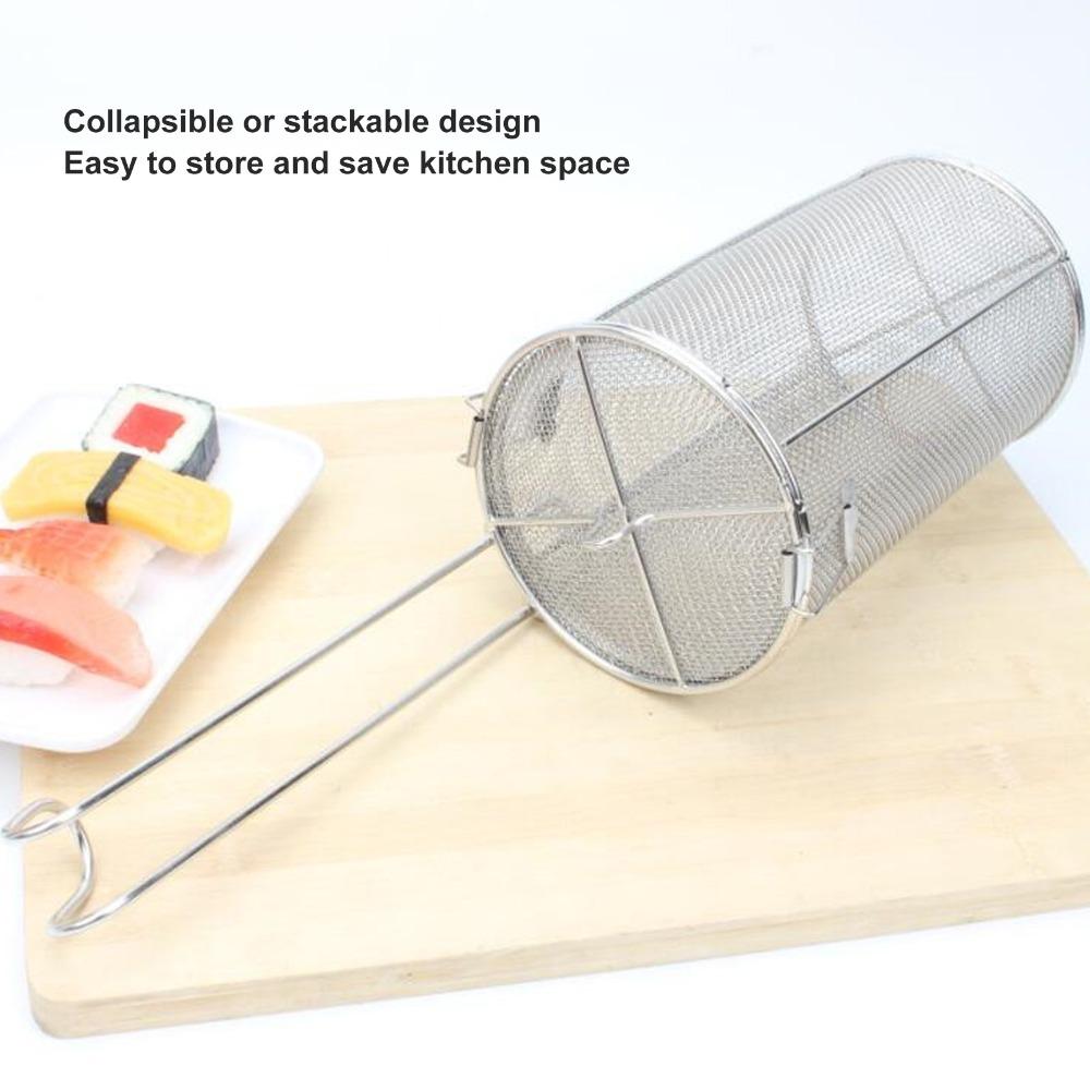 Stainless Steel Spice Seasoning Strainer Large Capacity Soup Strainer Basket Soup Making Cooking