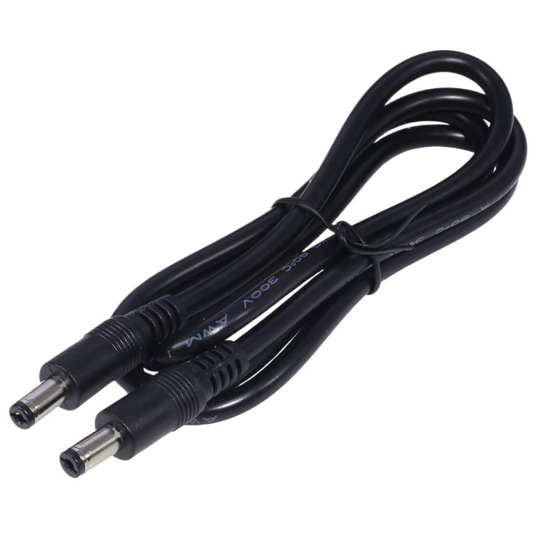 Кабель-провод Dc5521 To Dc5521 18Awg Dc5.5Мм X 2.1Мм Штекер-папа К Штекеру-папе Провод Адаптера Питания Для Светодиодной Подсветки Динамика J60A