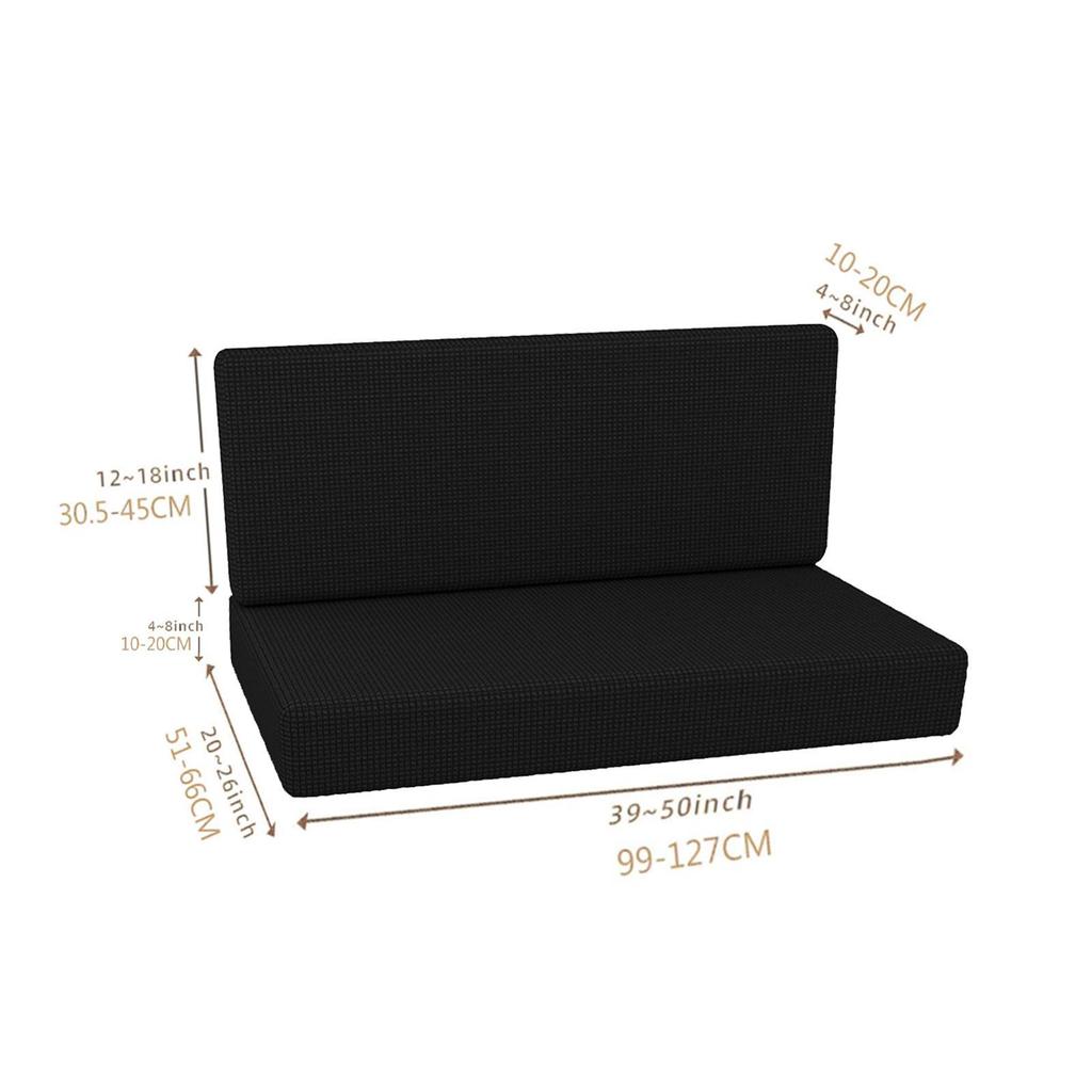 RV Dinette Cushion Covers for Travel Trailer Couch Easy Fitted Stretchable