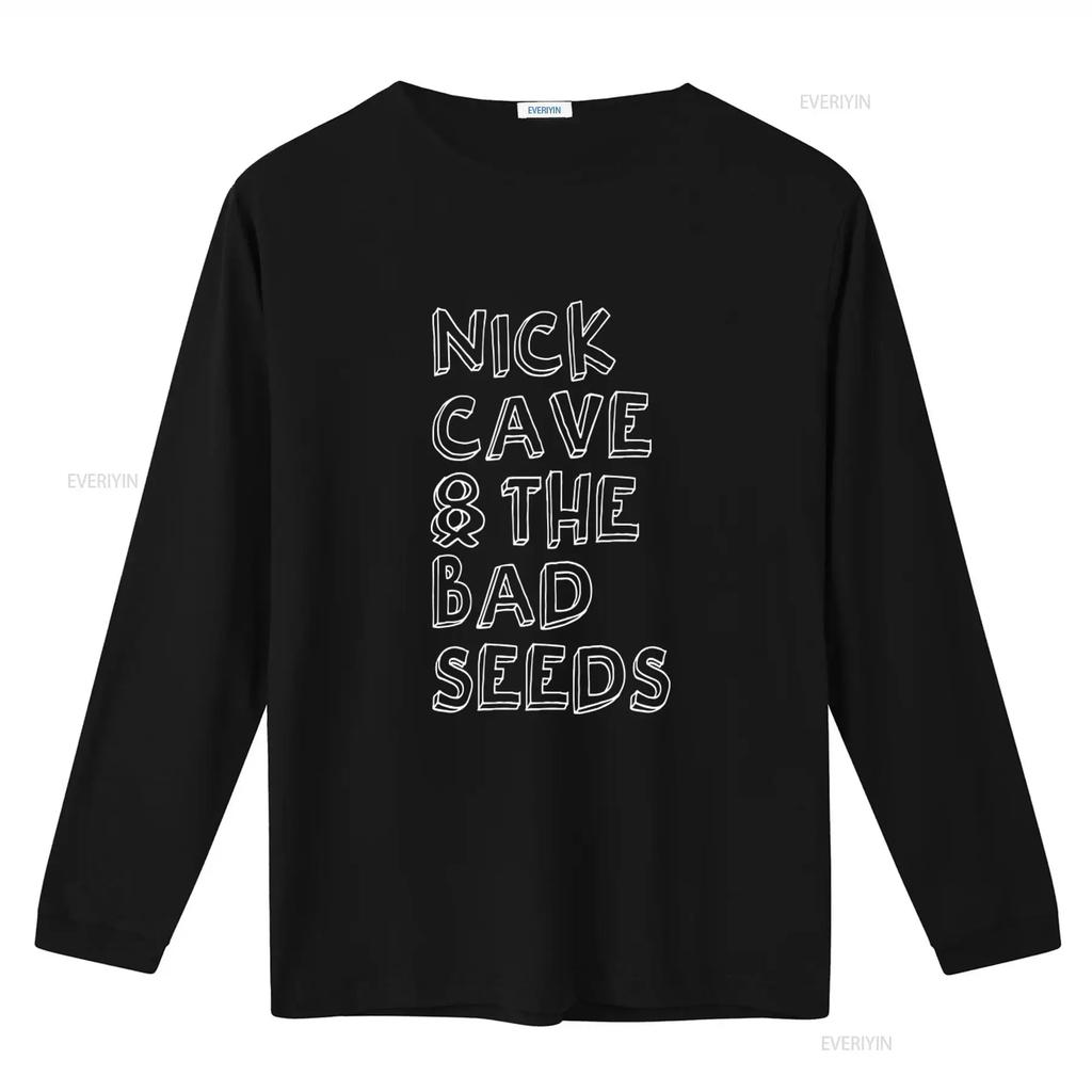 2017 Depop Nick Cave and the Bad Seeds Black Mens T Shirt All Sizes Available vintage Washed Stylish fashion Versatile