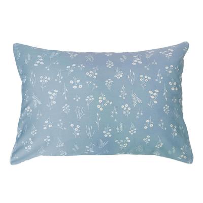 Pillow Cover 43x63cm (Wrinkle-Resistant) (Botanical Pattern, Blue)