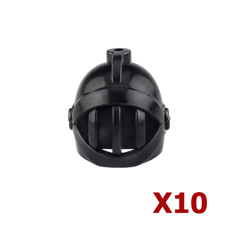 Конструктор MOC Средневековый Рыцарь Римский Солдат Аксессуар Шлем Головной убор Огненное Перо Щит Черный Орел Королевский плащ Кирпичная Игрушка