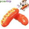 Игрушки для собак TPR Игрушки-пищалки для собак, устойчивые к укусам Эластичные игрушки в форме сосиски для обучения чистке зубов у собак Интерактивные игрушки Товары для животных