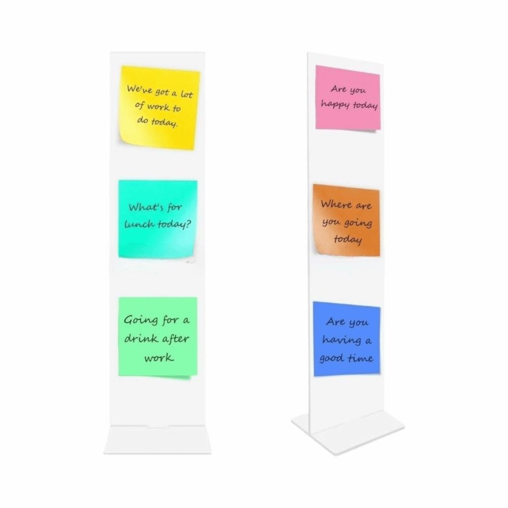 Acrylic Sticky Note Holder Stand Clear Note Display Organizer Desk Message Board Desktop Use