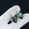 Blue Fire Labradorite Gemstone Earring, 925 Sterling Silver Earring, Handmade Jewelry, Bohemian Earring, Gifts For Women, Women's Earring