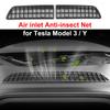 For Tesla Model Y Front Trunk Air Inlet Anti-insect Protector Cover Grid Protection Net ModelY Frunk Modified Accessories
