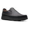 Clarks Круглый носок, без шнурков, повседневные кроссовки для мужчин, черные 261684288