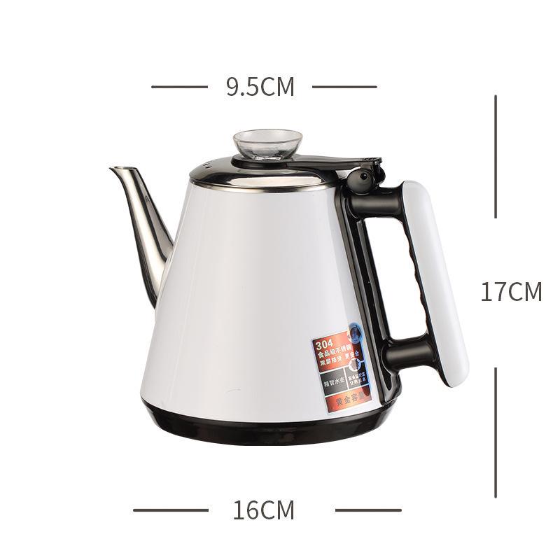 Stainless Steel Electric Tea Kettle with Water Dispenser, Tea Stove, and Five Rings - Compact Single Kettle