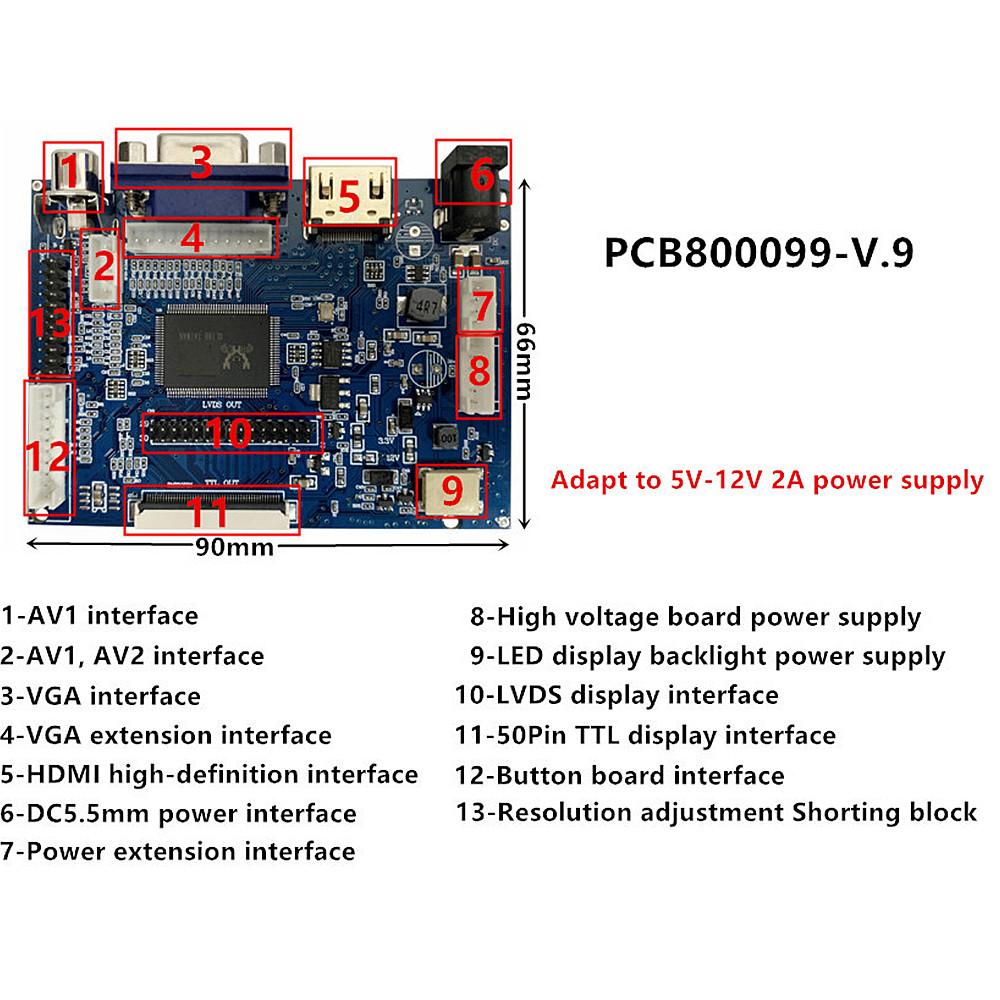 10.1 Inch HD 1024*600 LCD Screen HDMI Driver Board,Plug&Play for Raspberry Pi 4/5,Computer Auxiliary Display Split Screen Portable Monitor