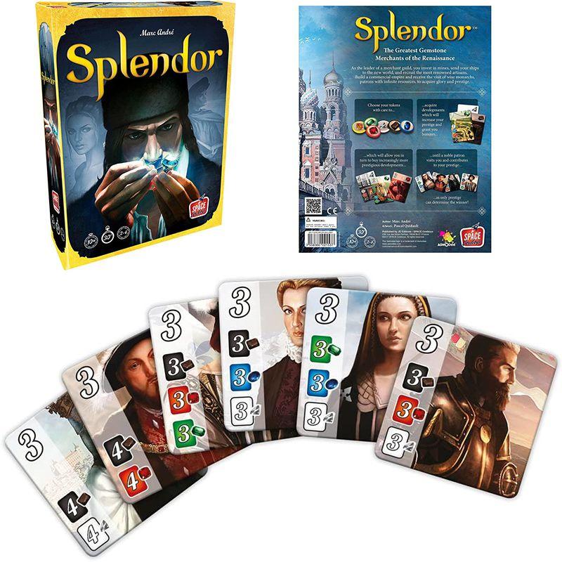 Настольная игра Splendor Полная английская версия Коробка для домашней вечеринки с коллекционными картами