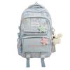 Schoolbagins School Bag Female Primary School Junior High School Student High Value Large Capacity Multi-compartment Contrast Color High School 