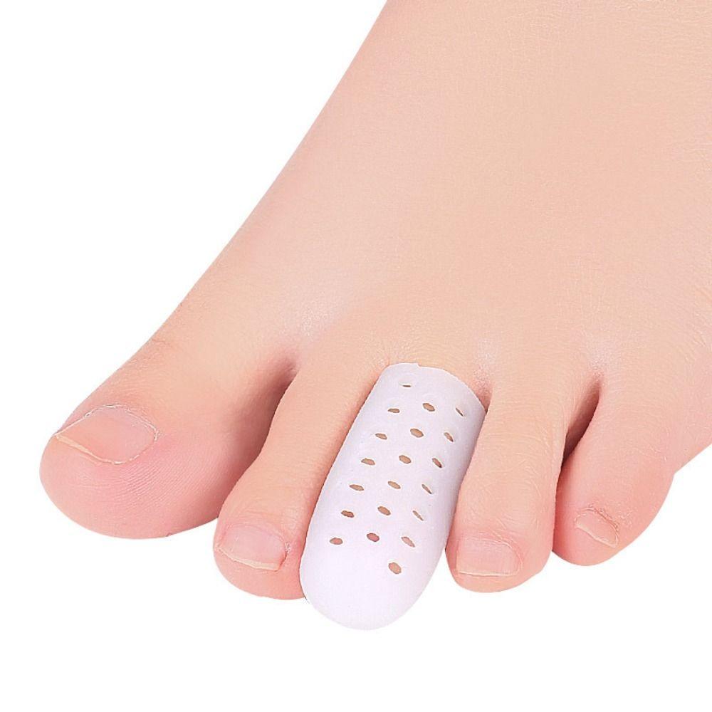 Silicone Separator Corns Calluses Blister Toe Protector Toe Separators Covers Tube With Holes