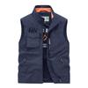 Men'S Spring And Autumn Vest Outdoor Leisure Sports Loose Large Size Men'S Vest Jacket