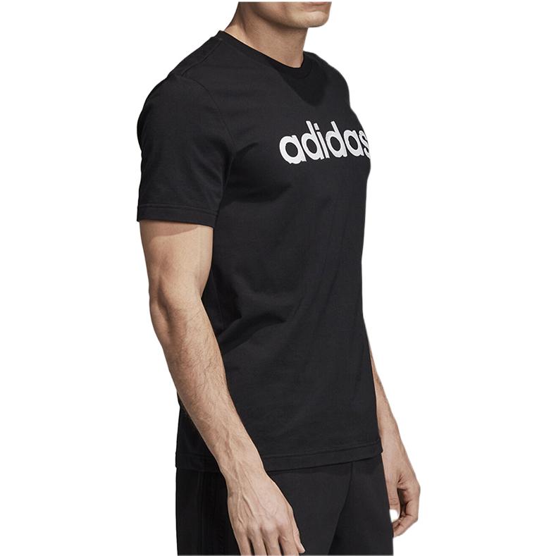 adidas Футболки Мужские Черные С Круглым Вырезом Умеренный Прямой Крой EI4599