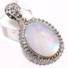 Natural Mother Of Pearl Gemstone 925 Solid Sterling Silver Pendant 1.77" P1N95