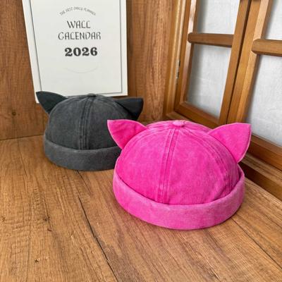 Новая washes old melon меховая шапка с ушками кошки уличный модный бренд ретро без полей шапка яппи landlord hat пара