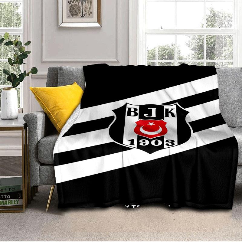 Besiktas Crest Legacy 1903 Blanket Suitable for Sofas, Beds, Offices, And Camping - Perfect Gift for Halloween Christmas