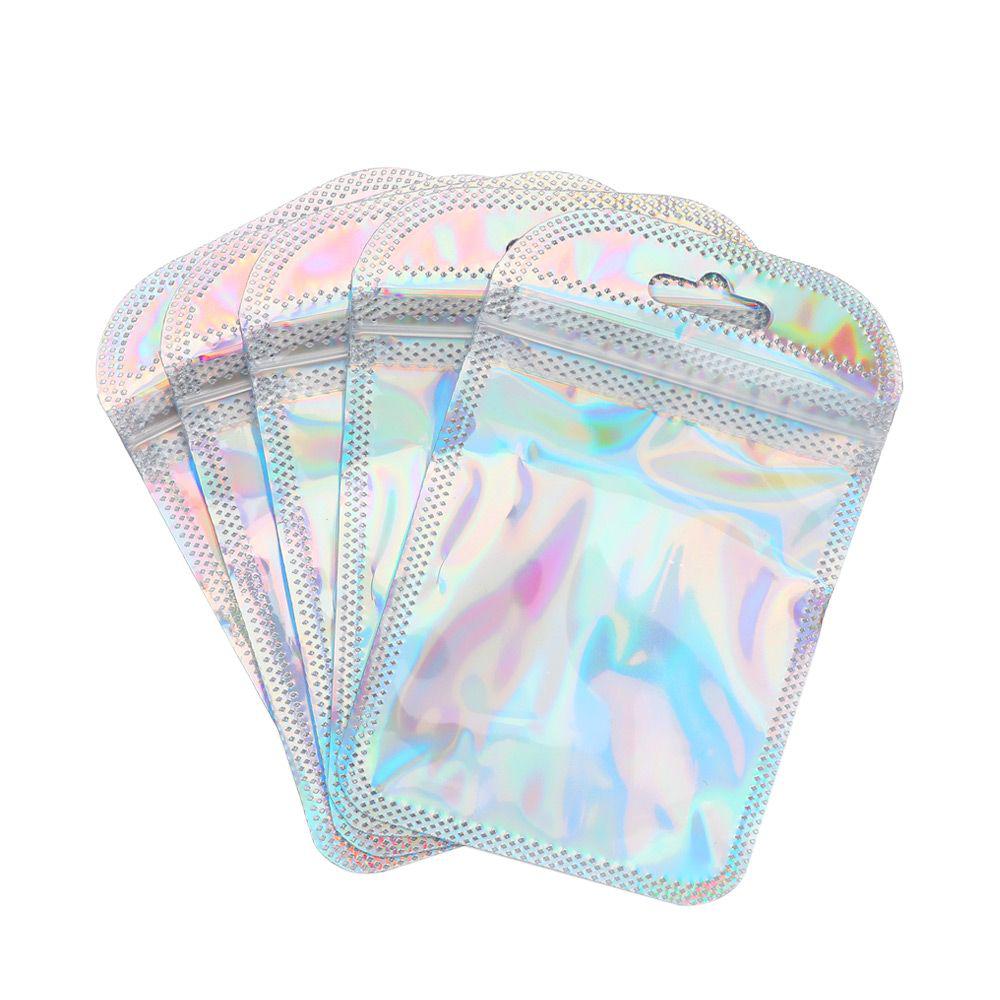 Высококачественный переливающийся упаковочный пакет, самозапечатывающийся пакет, пакеты OPP, пакеты с застежкой-молнией