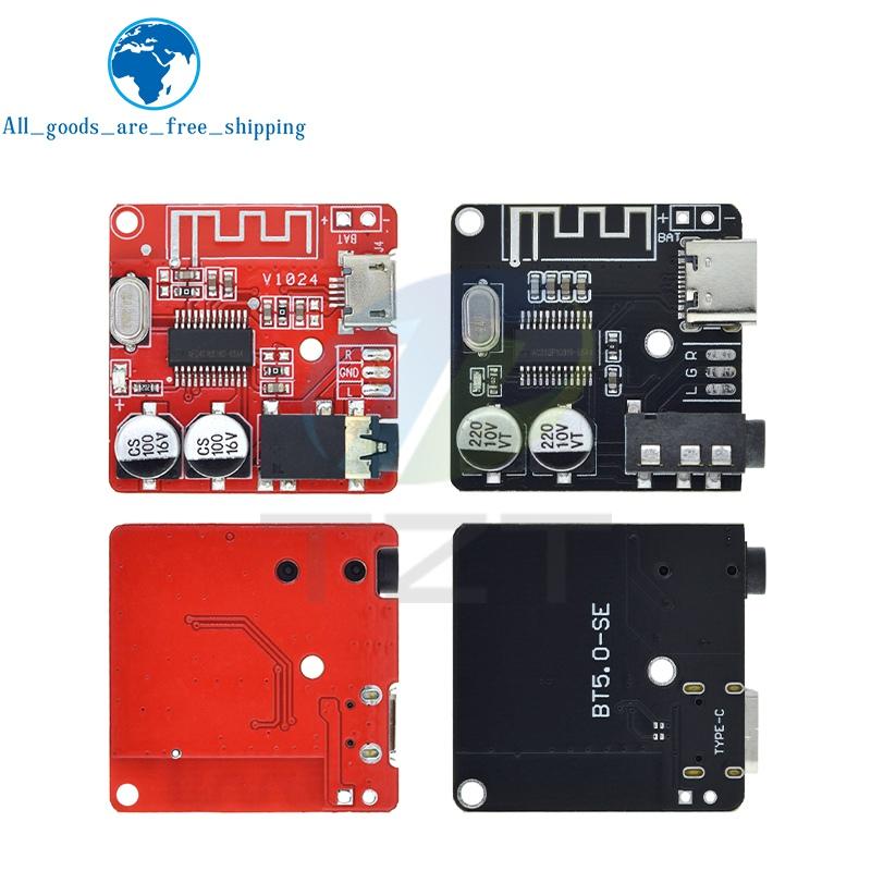 1/5 шт. TZT DIY Плата Bluetooth-аудиоприемника Bluetooth 5.0 MP3 Плата автомобильного аудио Стереомузыкальный модуль 3,7-5 В