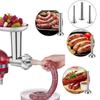 1 шт. Аксессуары для клизмы для мясорубки, воронка для колбасы, удлиненная дуговая трубка для клизмы из нержавеющей стали, большая, средняя и маленькая