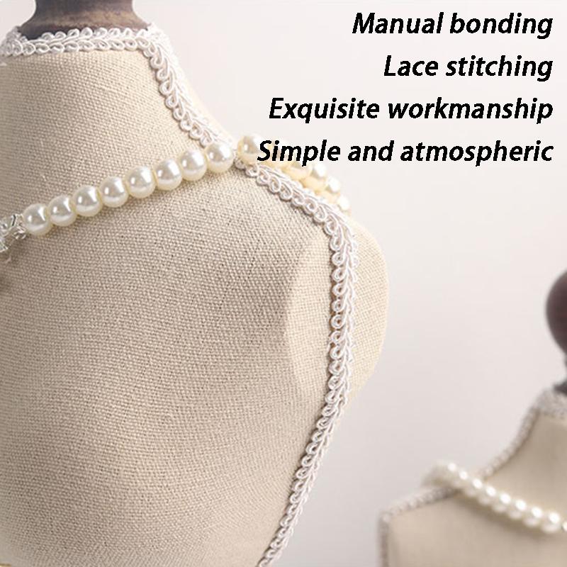 Портретная шейная витрина для ожерелий Вертикальная витрина Ювелирные витрины Органайзер Стойка Прямая трансляция Ожерелья Фигурки Украшения Дисплей Аксессуары