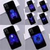 Неоновый чехол со знаками зодиака для Xiaomi Redmi Note 13 14 Pro 9 10 11 12 Pro 10S 11S 12S Redmi 13C 10C 12C 14C Чехол