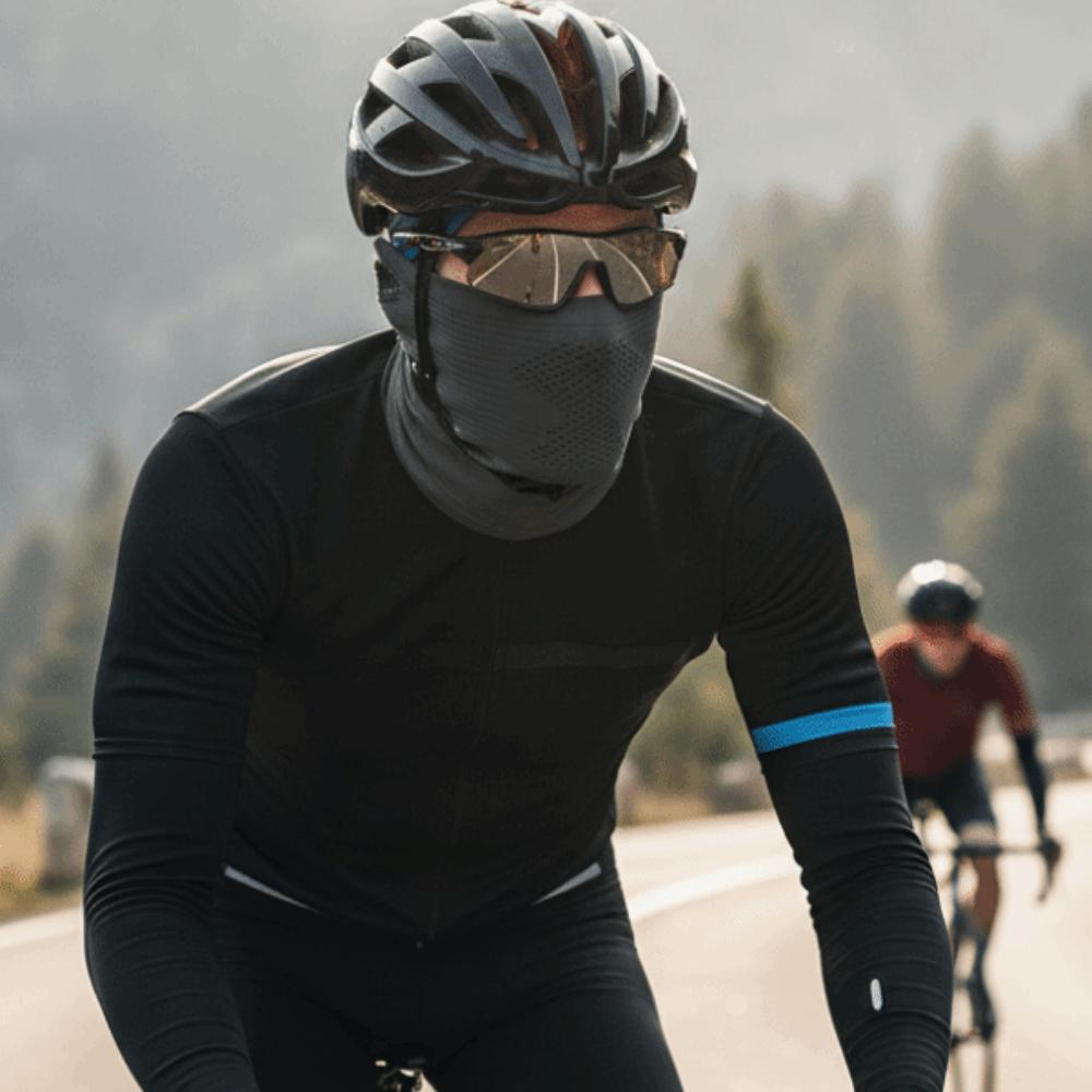 Neck Protection Warm Face Cover Hollow Mesh Cycling Face Mask Face Scarves Warm Riding Mask Sports