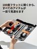 Кейс для гаджетов FIKLIK Origami, Жесткий, 34 Магнитная застежка, Открытие/Закрытие за 1 секунду, Раскрывается на 180°, Черный