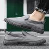 Мода 2024 года, мужские новые стильные удобные легкие повседневные кроссовки, парусиновая обувь для активного отдыха, обувь для ходьбы без застежек