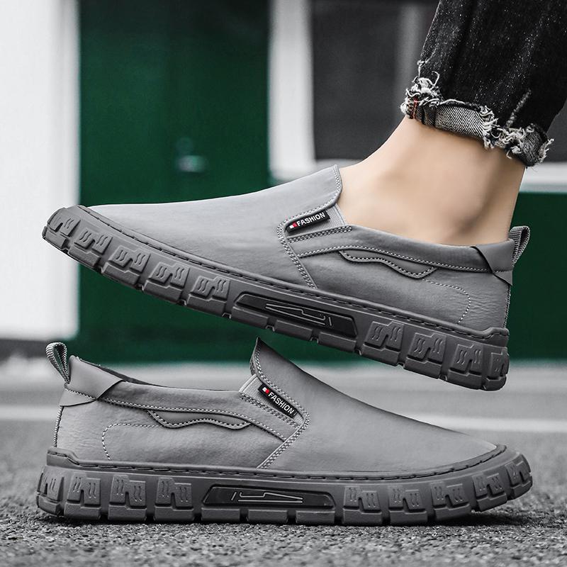 Мода 2024 года, мужские новые стильные удобные легкие повседневные кроссовки, парусиновая обувь для активного отдыха, обувь для ходьбы без застежек