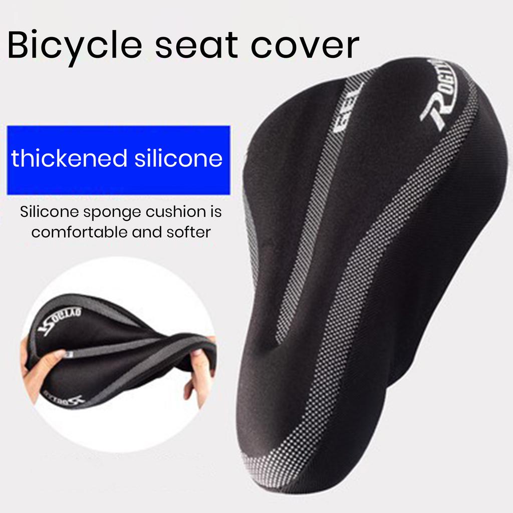 Easy Ergonomic Design To Convenient Install Seat Cushion Cover Thicken Bicycle Mtb Saddle Cover Replacement Part Bike Supplies
