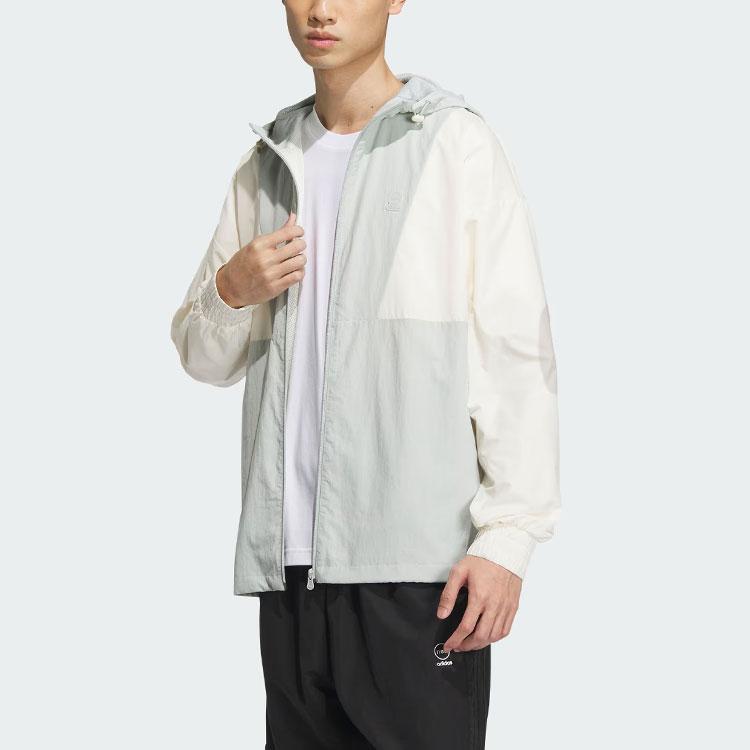 adidas Ветровка Neo Essentials с капюшоном Верхняя одежда унисекс серебристо-серая IK5058